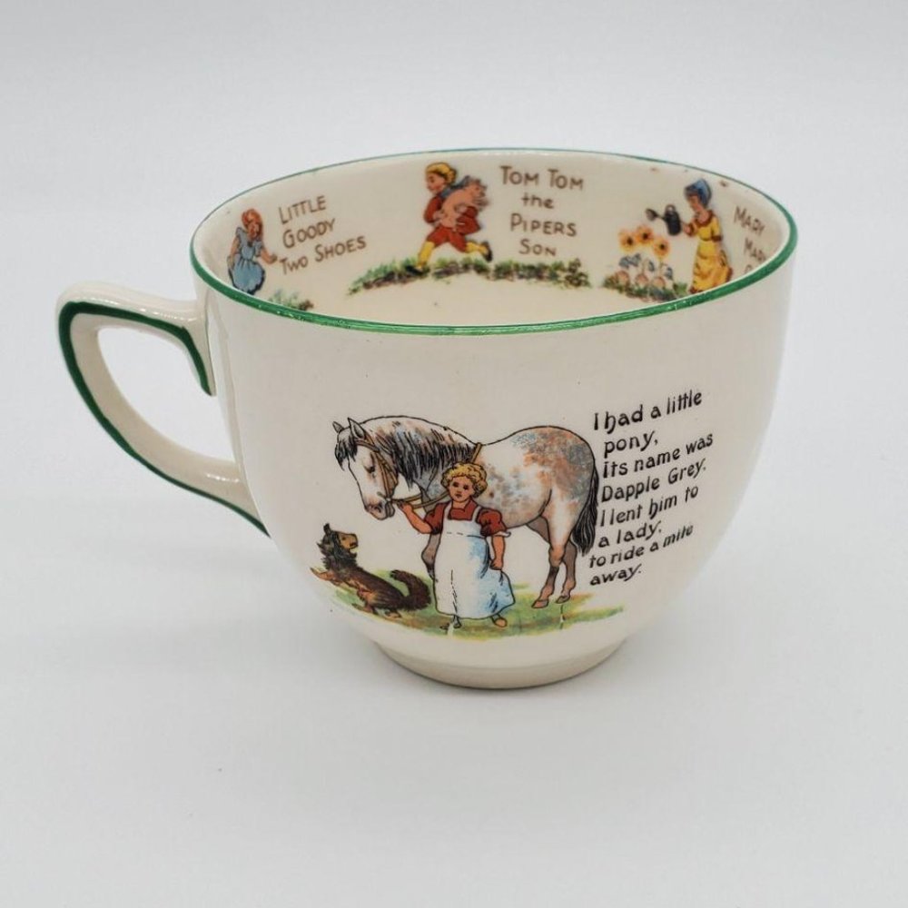VINTAGE NURSERY RHYME TEA CUP